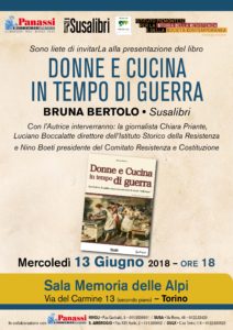 locandina 13 giugno donne e cucina in tempo di guerra