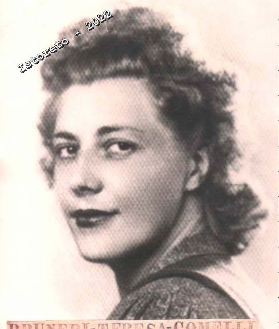Una di noi. Quando la memoria pubblica della Resistenza diventò estrema riparazione.La vicenda di Maria Teresa Bruneri Comelli (1912-1944)