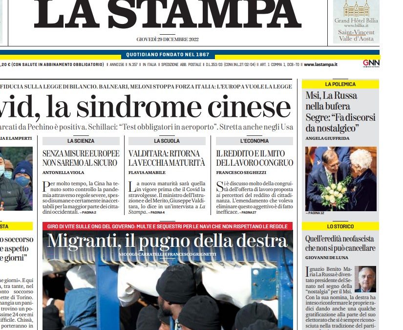 Quell’eredità neofascista che non si può cancellare