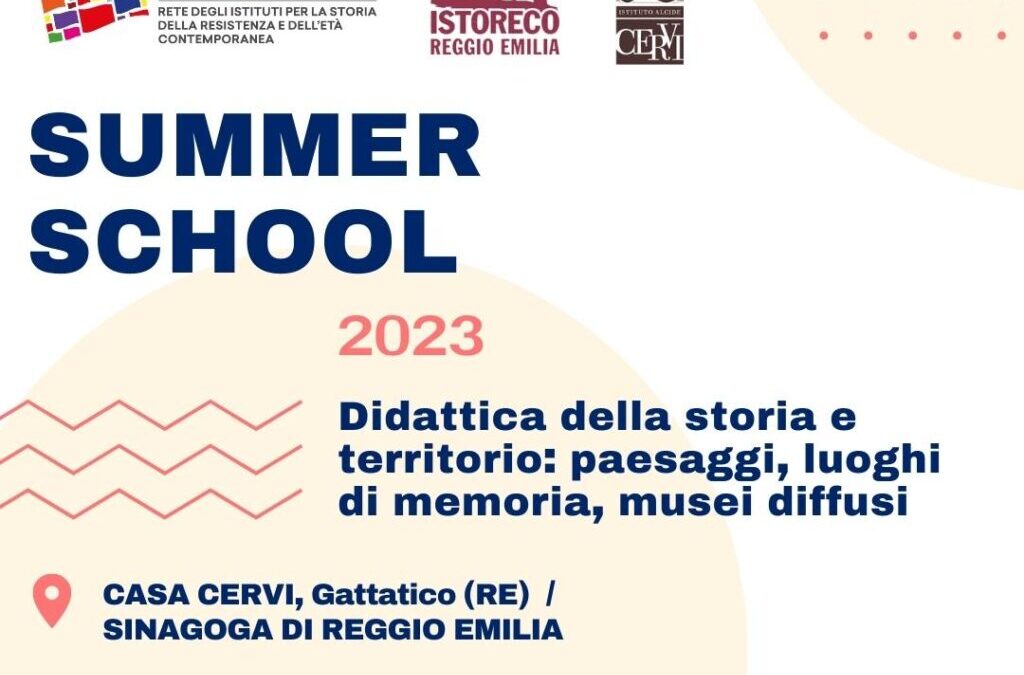 Casa Cervi –  Gattatico (RE) 29-31 agosto  – per insegnanti