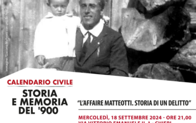 “L’affaire Matteotti. Storia di un delitto”, con F. Fiore e E. Manera – Chieri