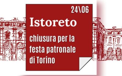 Chiusura 24 giugno 2026 – festa patronale