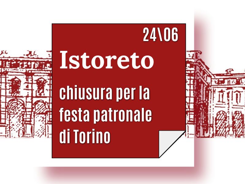 Chiusura 24 giugno 2026 – festa patronale